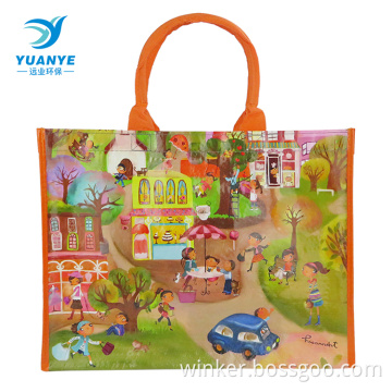 custom friendly reusable shopping tote women eco bag